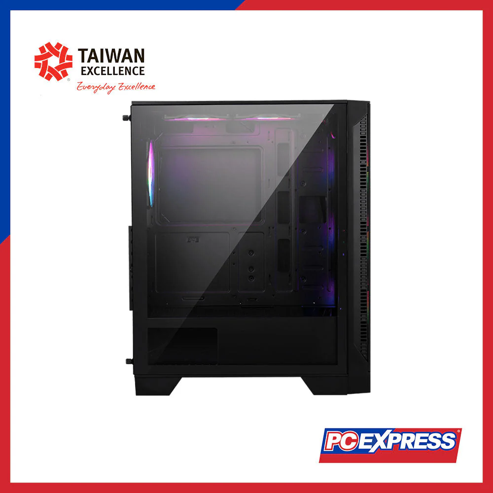 MSI MAG FORGE 120A AIRFLOW Tempered Glass ARGB MId Tower Gaming Chassis - Image 4