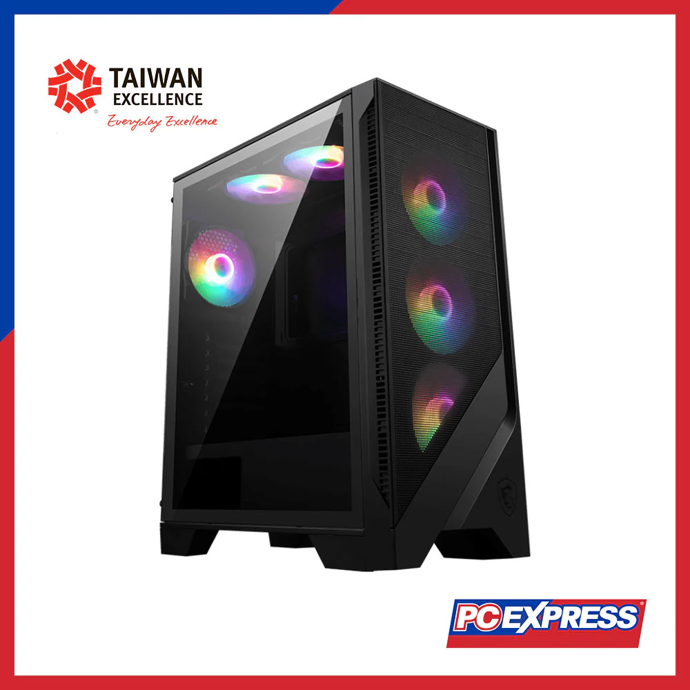 MSI MAG FORGE 120A AIRFLOW Tempered Glass ARGB MId Tower Gaming Chassis - Image 6