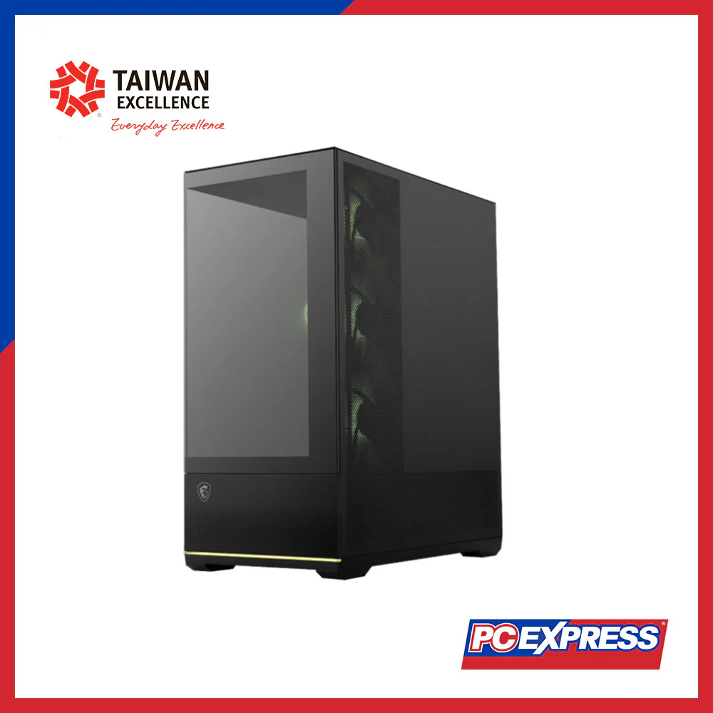 MSI MAG PANO 110R PZ Tempered Glass ARGB Gaming Case - Black - Image 3
