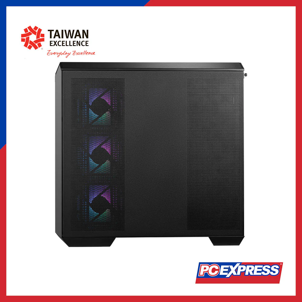 MSI MAG PANO M100R PZ Tempered Glass ARGB Gaming Case - Black - Image 6