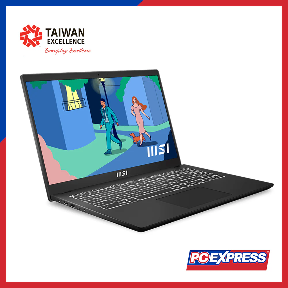 MSI Modern 15 (B7M-277PH) AMD Ryzen™ 7 Laptop (Classic Black) - Image 2