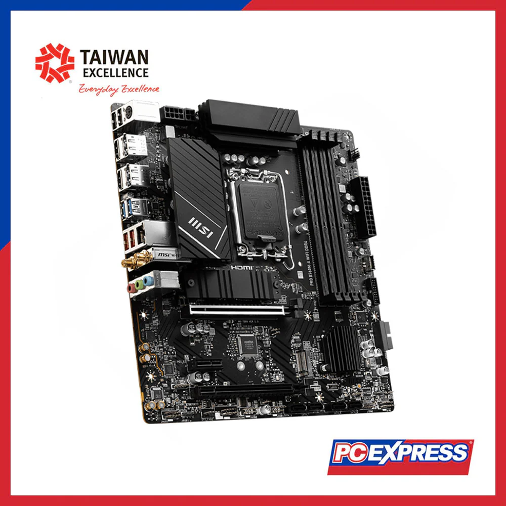 MSI PRO B760M-A WIFI DDR4 ATX Motherboard - Image 3