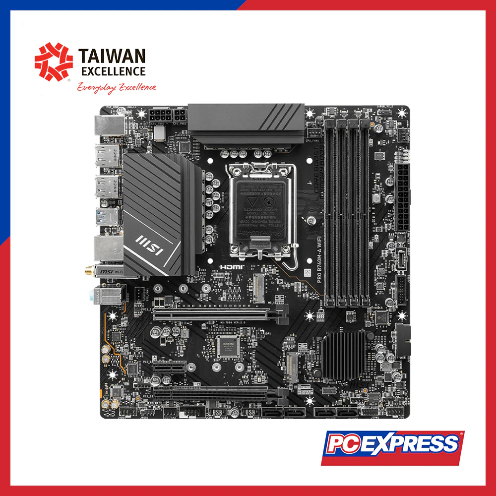 MSI PRO B760M-A Wifi (DR5) Motherboard - Image 2