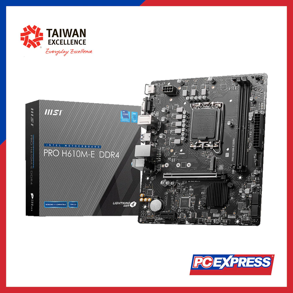 MSI PRO H610M-E DDR4 Micro-ATX Motheboard - Image 5