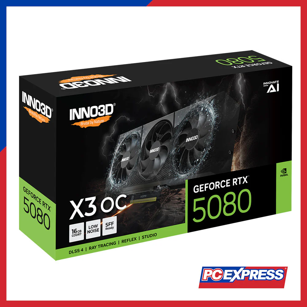 INNO3D GeForce RTX™ 5080 X3 OC 16GB GDDR7 256-bit Graphics Card - Image 3