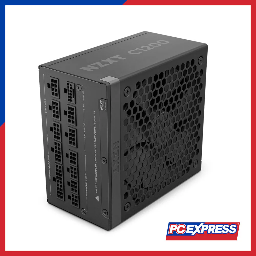 NZXT C1200 1200W 80+ Gold ATX 3.1 Fully Modular Power Supply (Black) - Image 6