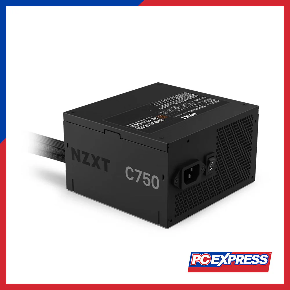 NZXT C750 750W 80+ Bronze Non-Modular Power Supply - Image 2