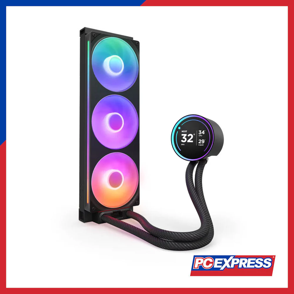 NZXT KRAKEN Elite 360 RGB V2 All-In-One Liquid Cooler Fan (Black) - Image 3