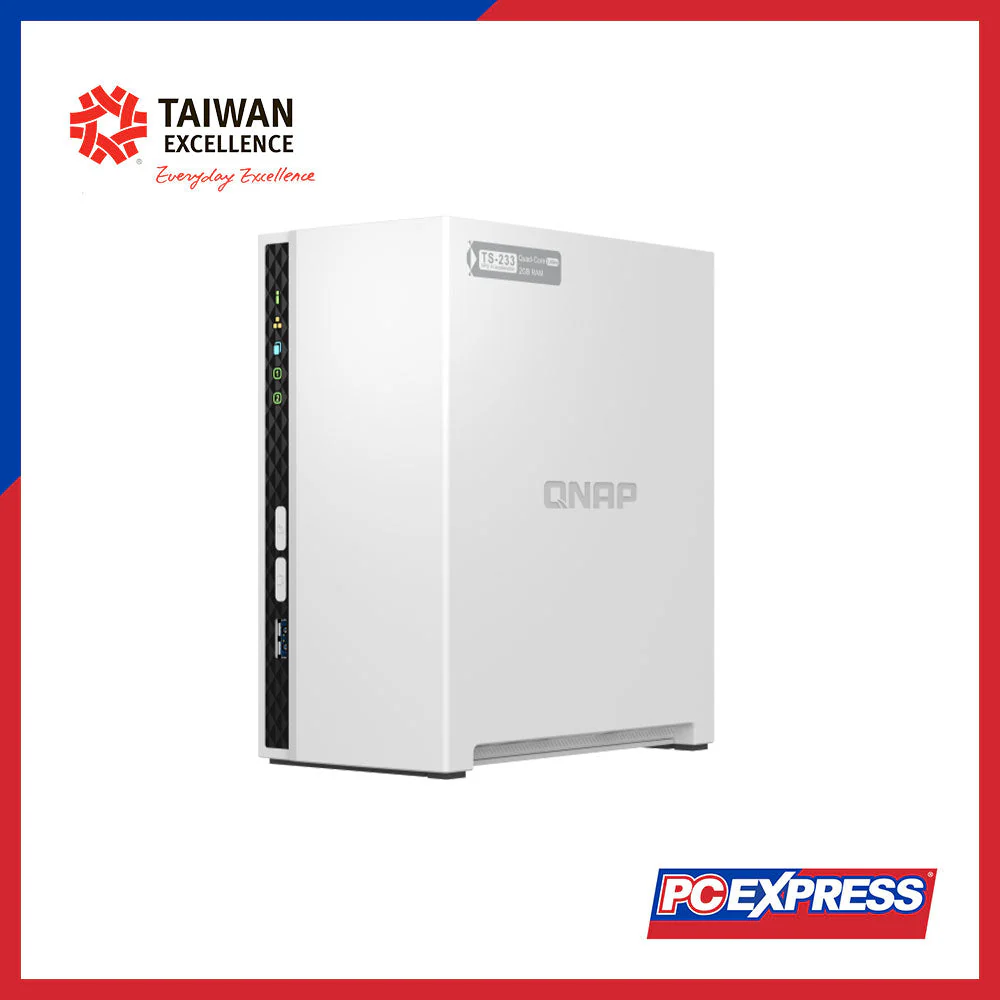 QNAP TS-233 2-BAY 2.0GHZ Arm 4-Core Cortex NAS Server - Image 4
