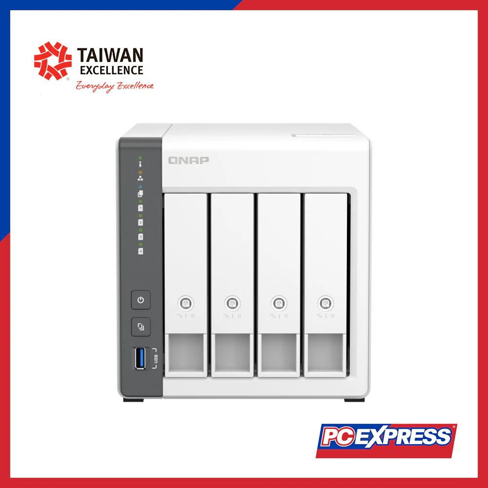 QNAP TS-433-4G 4-BAY Tower NAS Server - Image 9