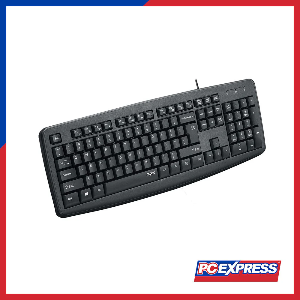 RAPOO NK2600 USB WIRED Keyboard (Black) - Image 5