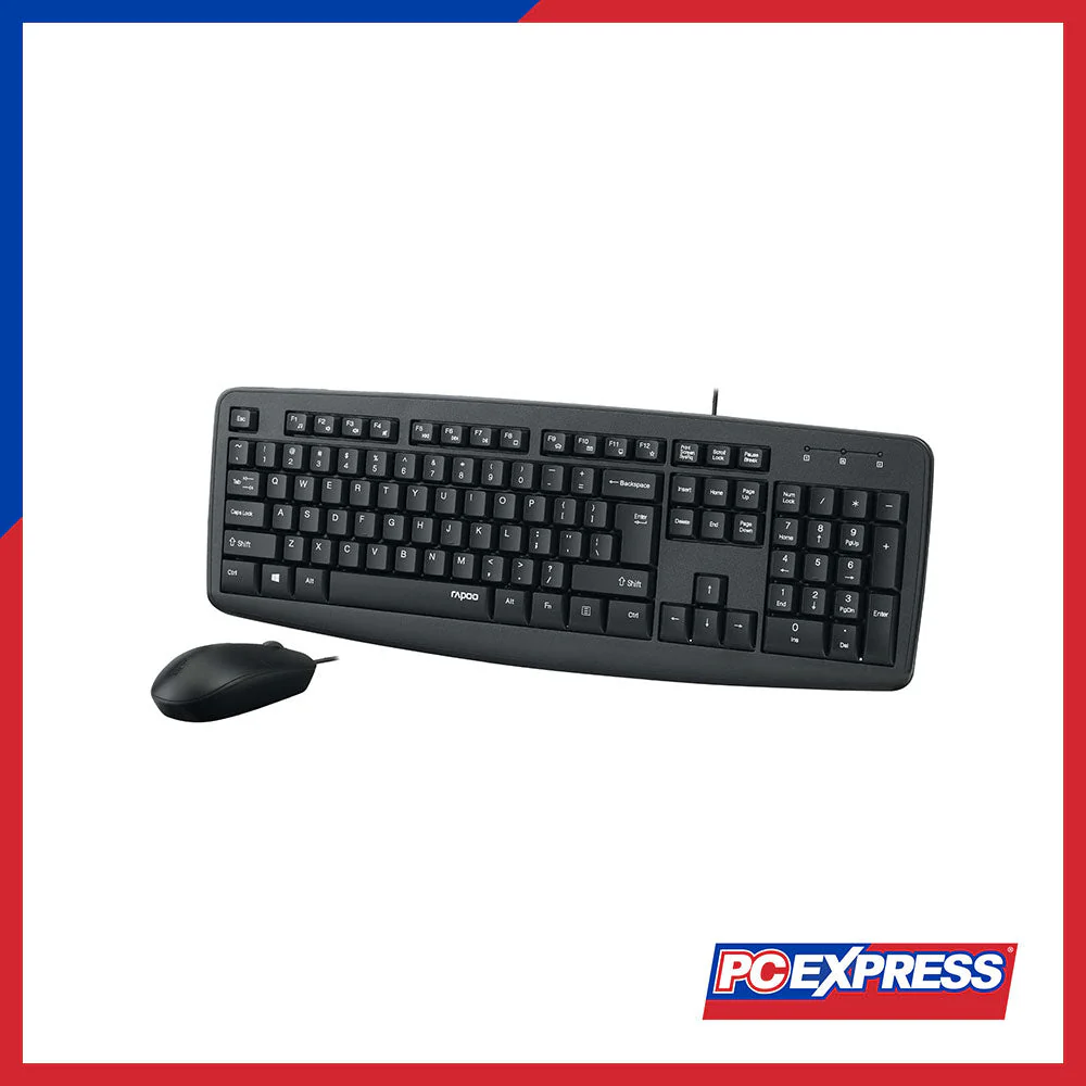 RAPOO NX1600 USB Keyboard and Mouse Combo - Image 2