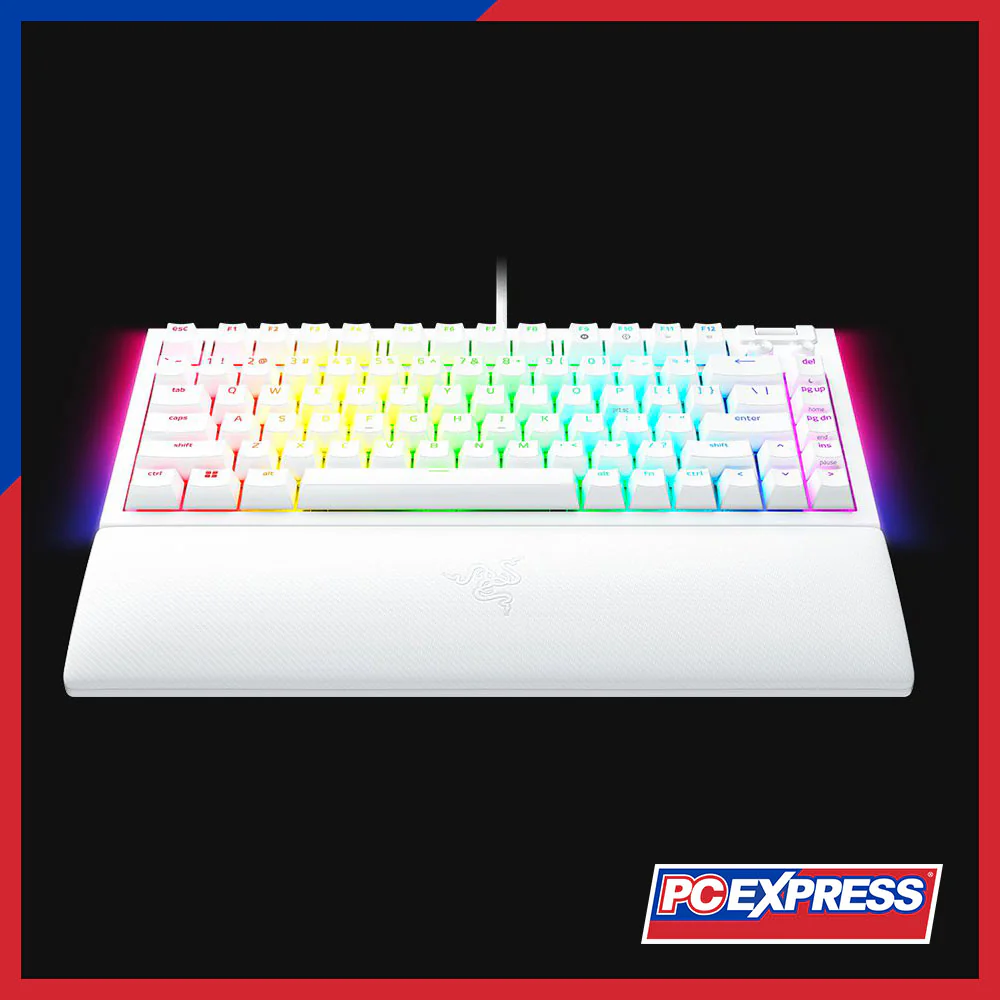 RAZER BlackWidow V4 75% White RGB Hot-swappable Mechanical Gaming Keyboard - Image 2