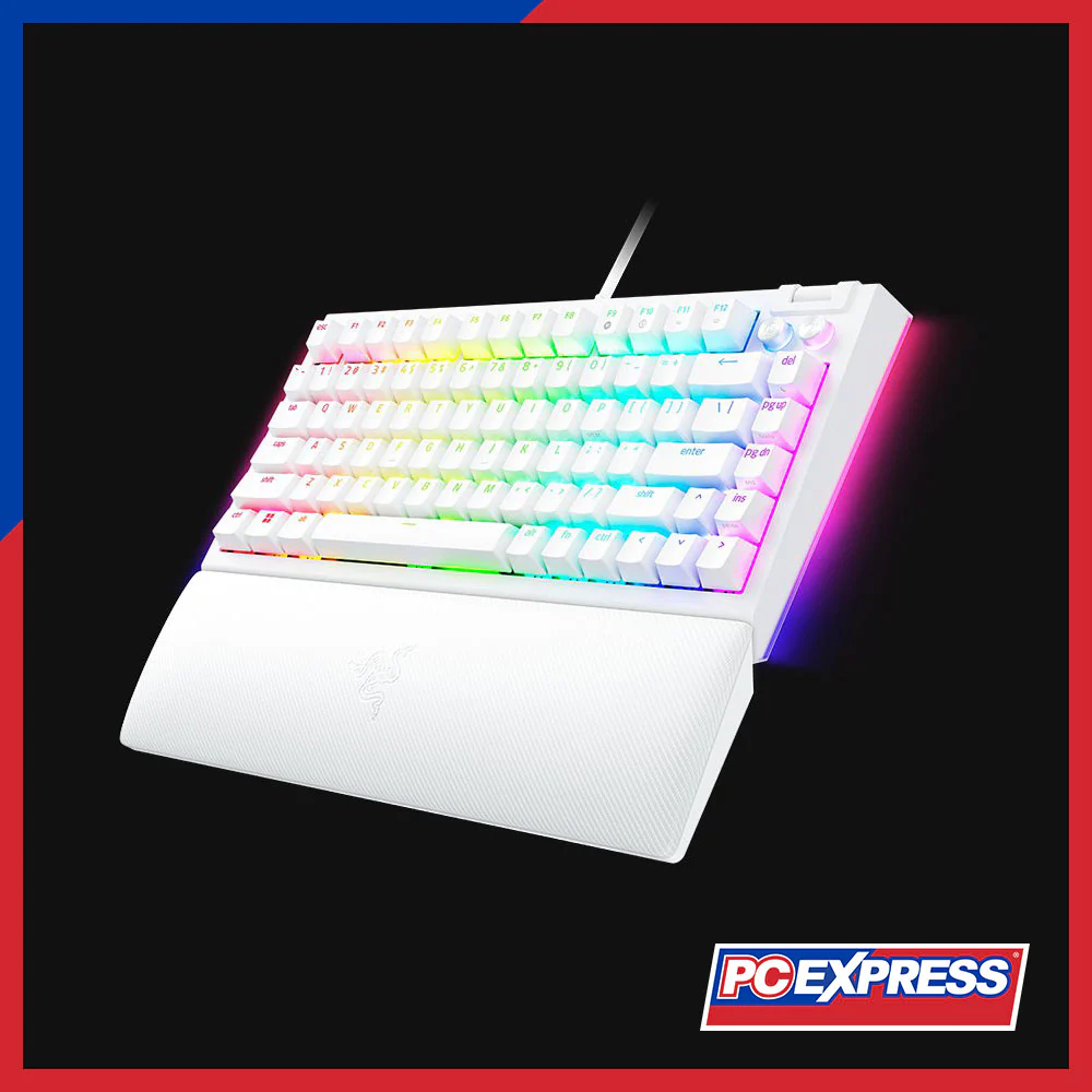 RAZER BlackWidow V4 75% White RGB Hot-swappable Mechanical Gaming Keyboard - Image 3