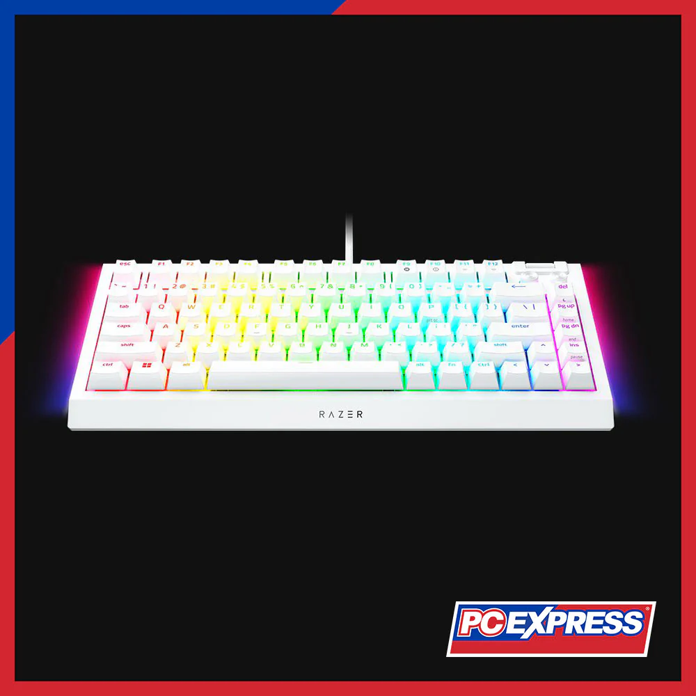 RAZER BlackWidow V4 75% White RGB Hot-swappable Mechanical Gaming Keyboard - Image 5