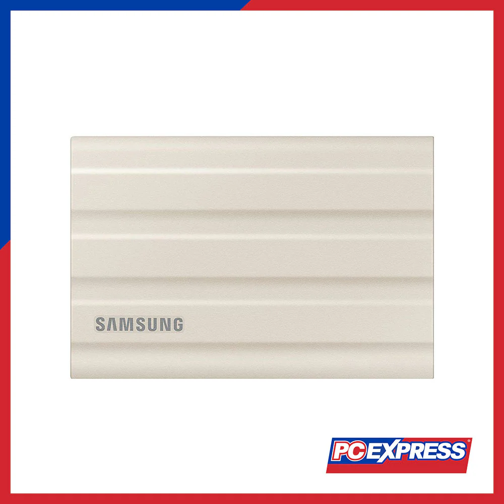 SAMSUNG 1TB Portable T7 Shield USB 3.2 External Solid State Drive (Biege) - Image 2