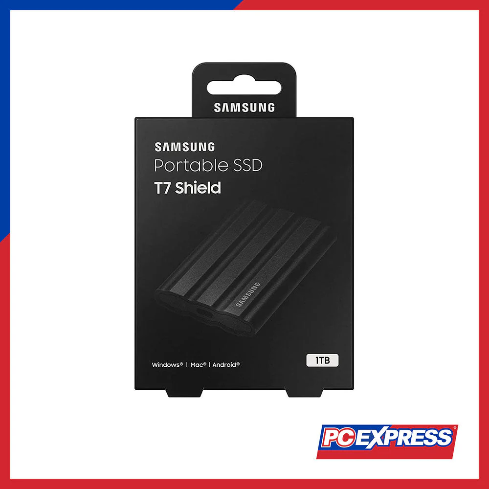 SAMSUNG 1TB T7 Shield Portable External Solid State Drive (Black) - Image 4