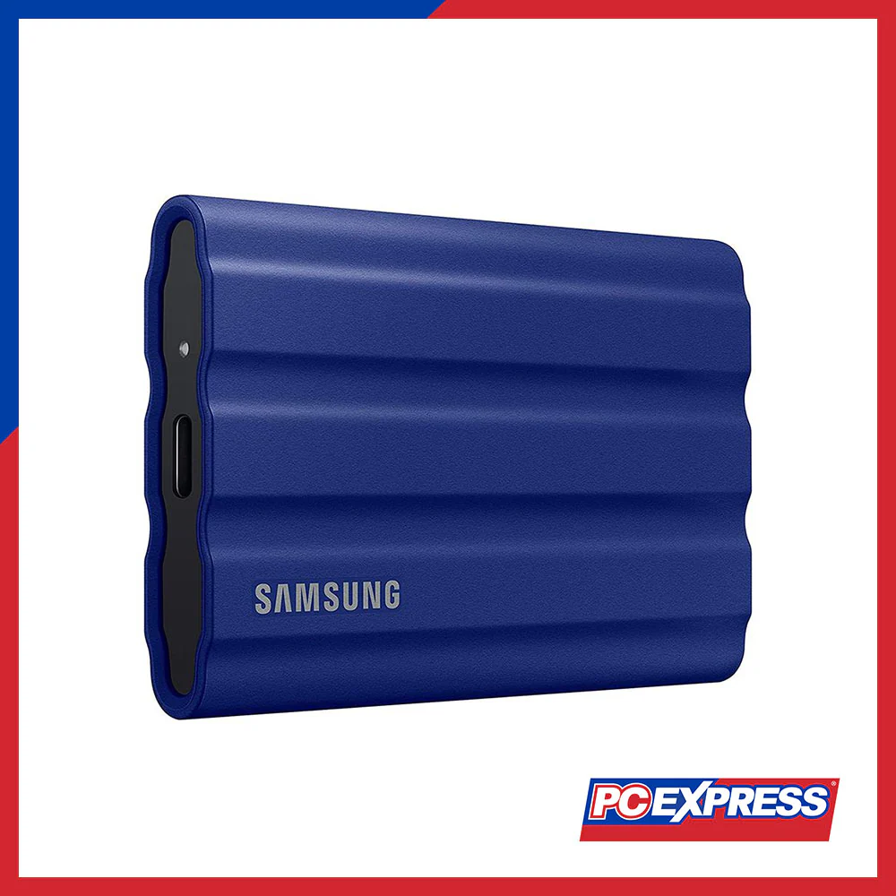 SAMSUNG 1TB T7 Shield Portable External Solid State Drive (Blue)