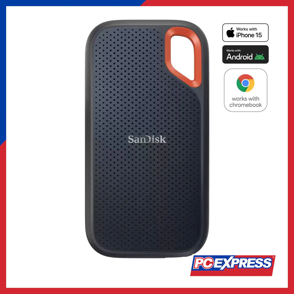 SANDISK 1TB Extreme Portable External Solid State Drive (Black) with Hard Case - Image 3
