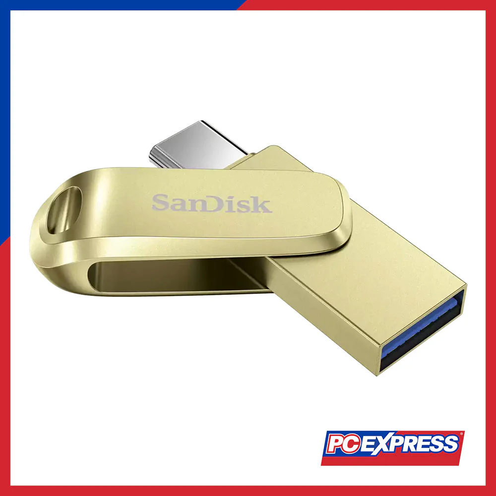 SANDISK Ultra Dual Drive Luxe USB Type-C™ Flash Drive - 256GB (Gold) - Image 2