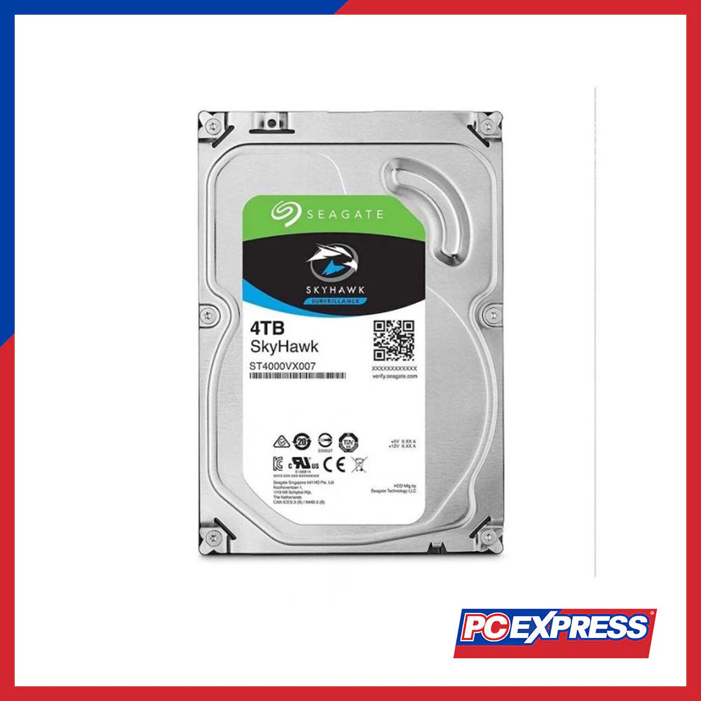 SEAGATE 4TB SATA SKYHAWK (ST4000VX/007/013/016) Surveillance Hard Drive - Image 4