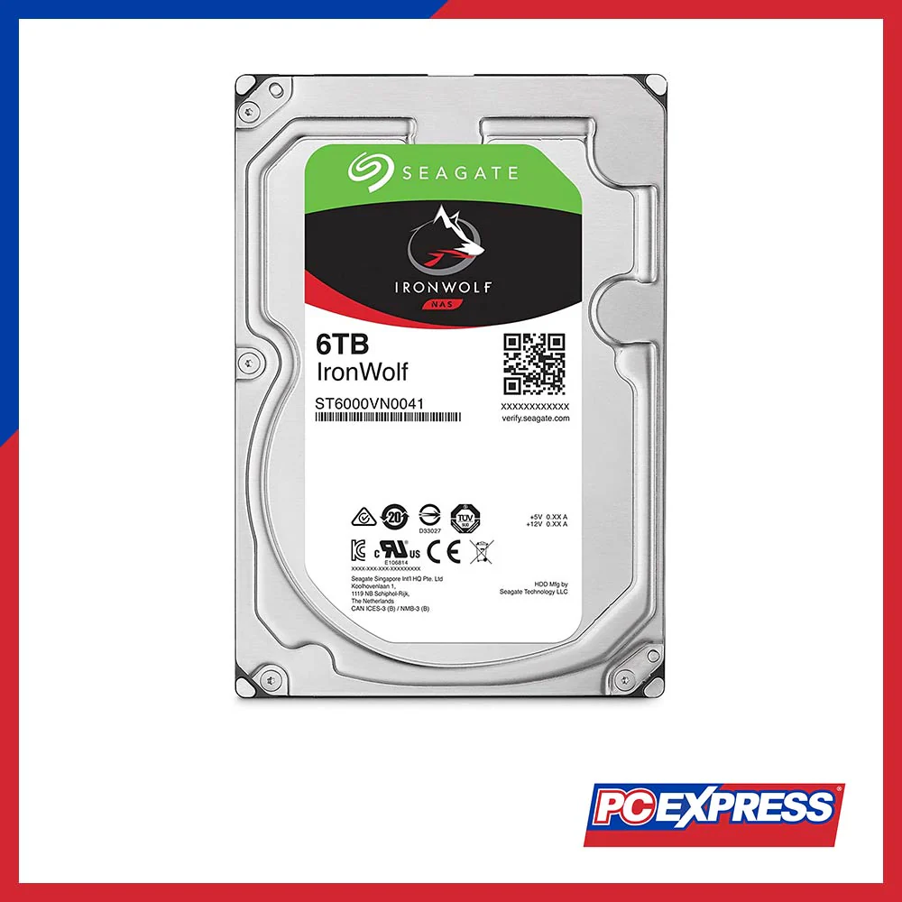 SEAGATE 6TB SATA Ironwolf 7200RPM 256MB NAS Hard Drive - Image 4