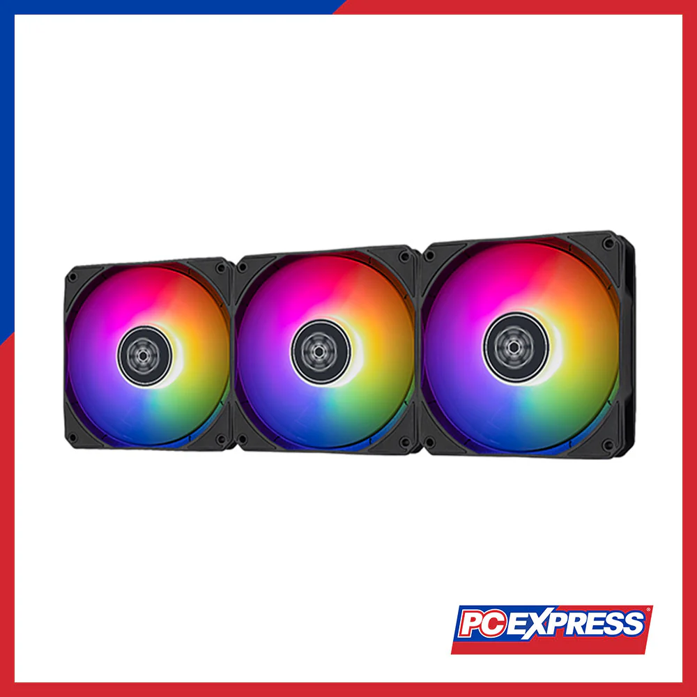 SILVERSTONE Air Nexus 120MM ARGB Fan (3 Pack) - Black - Image 2