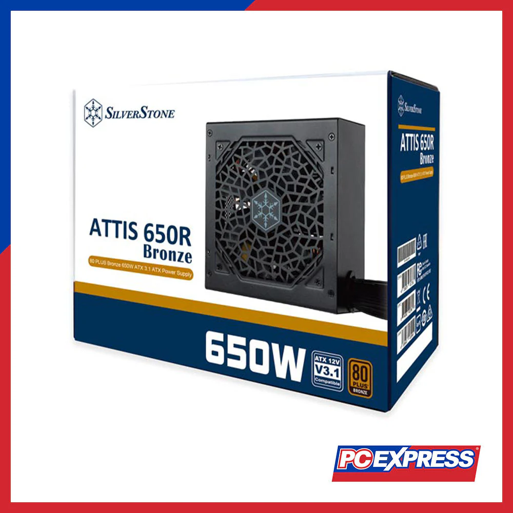 SILVERSTONE ATTIS 650W 80+ Bronze Non-Modular Power Supply - Image 6
