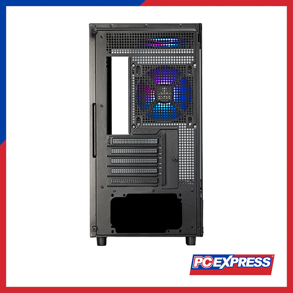 SILVERSTONE Lucid 04 Tempered Glass ARGB PC Case - Black - Image 5