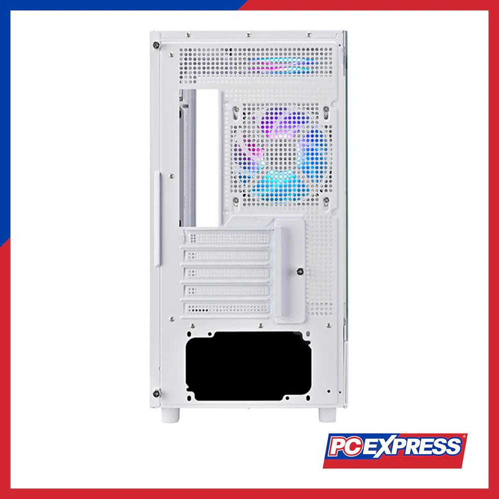 SILVERSTONE Lucid 04 Tempered Glass ARGB PC Case - White - Image 4