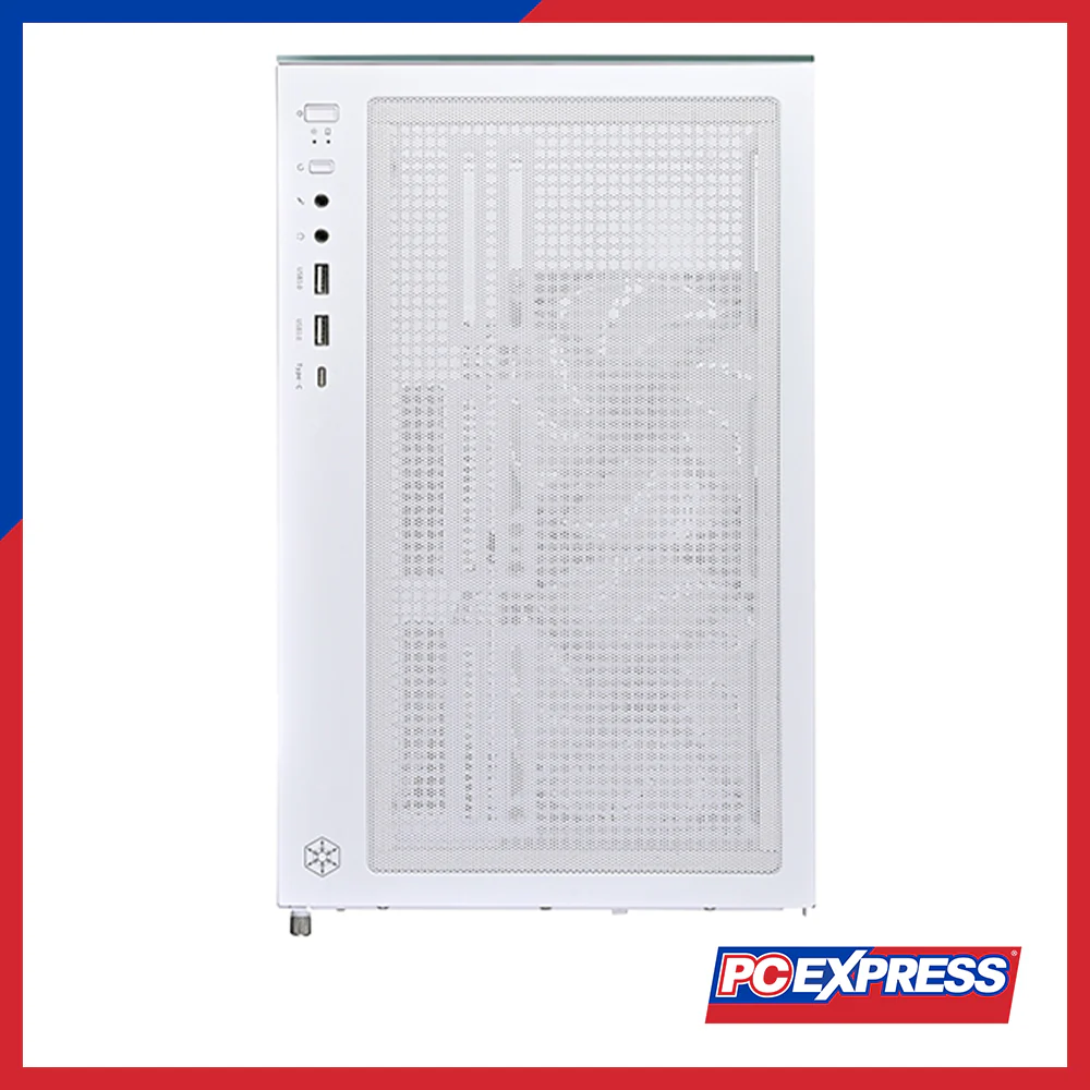 SILVERSTONE Lucid 04 Tempered Glass ARGB PC Case - White - Image 5