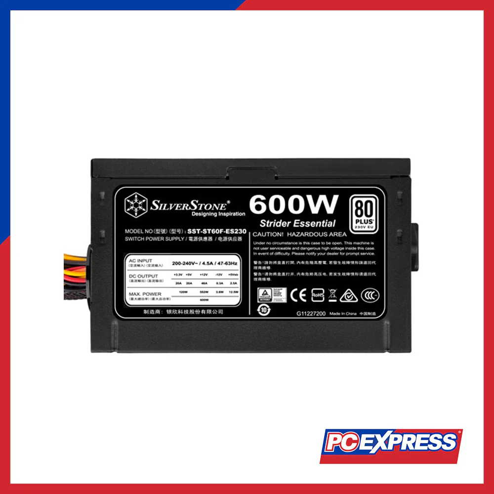 SILVERSTONE SST-ST60F-ES230 600W 80+ True Rated Power Supply - Image 3