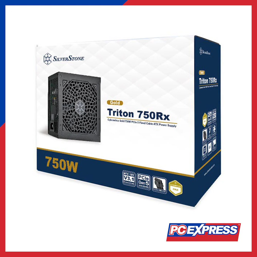 SILVERSTONE Triton 750Rx 750W Cybenetics 80+ Gold Non-Modular Power Supply - Image 6