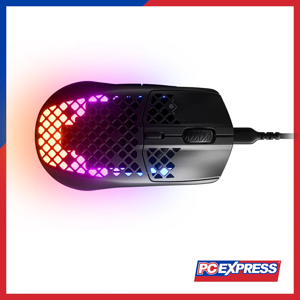 STEELSERIES Aerox 3 Onyx Wired Gaming Mouse - Black (62611) - Image 3