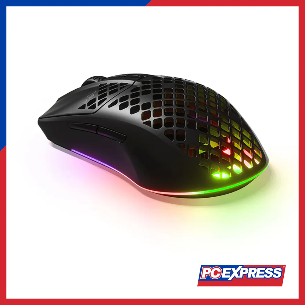 STEELSERIES Aerox 3 Onyx Wireless Gaming Mouse - Black (62612)