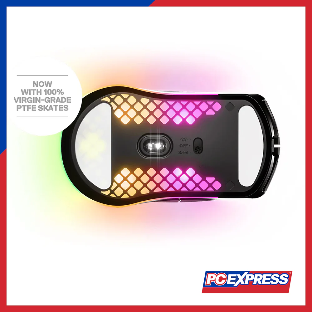 STEELSERIES Aerox 3 Onyx Wireless Gaming Mouse - Black (62612) - Image 2