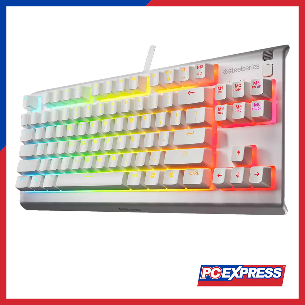 STEELSERIES Apex 3 Tenkeyless Gaming Keyboard - White (64819)