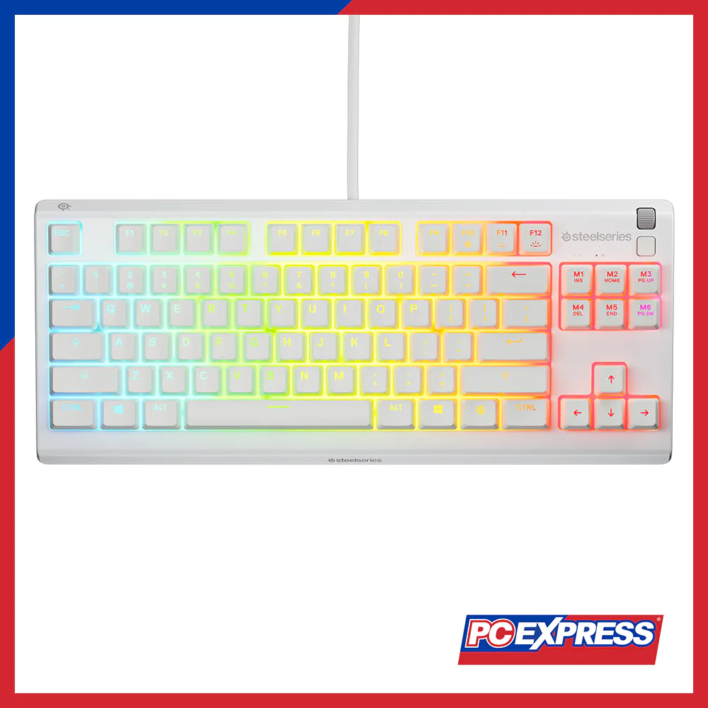 STEELSERIES Apex 3 Tenkeyless Gaming Keyboard - White (64819) - Image 3
