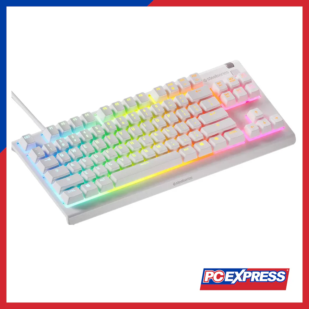 STEELSERIES Apex 3 Tenkeyless Gaming Keyboard - White (64819) - Image 4