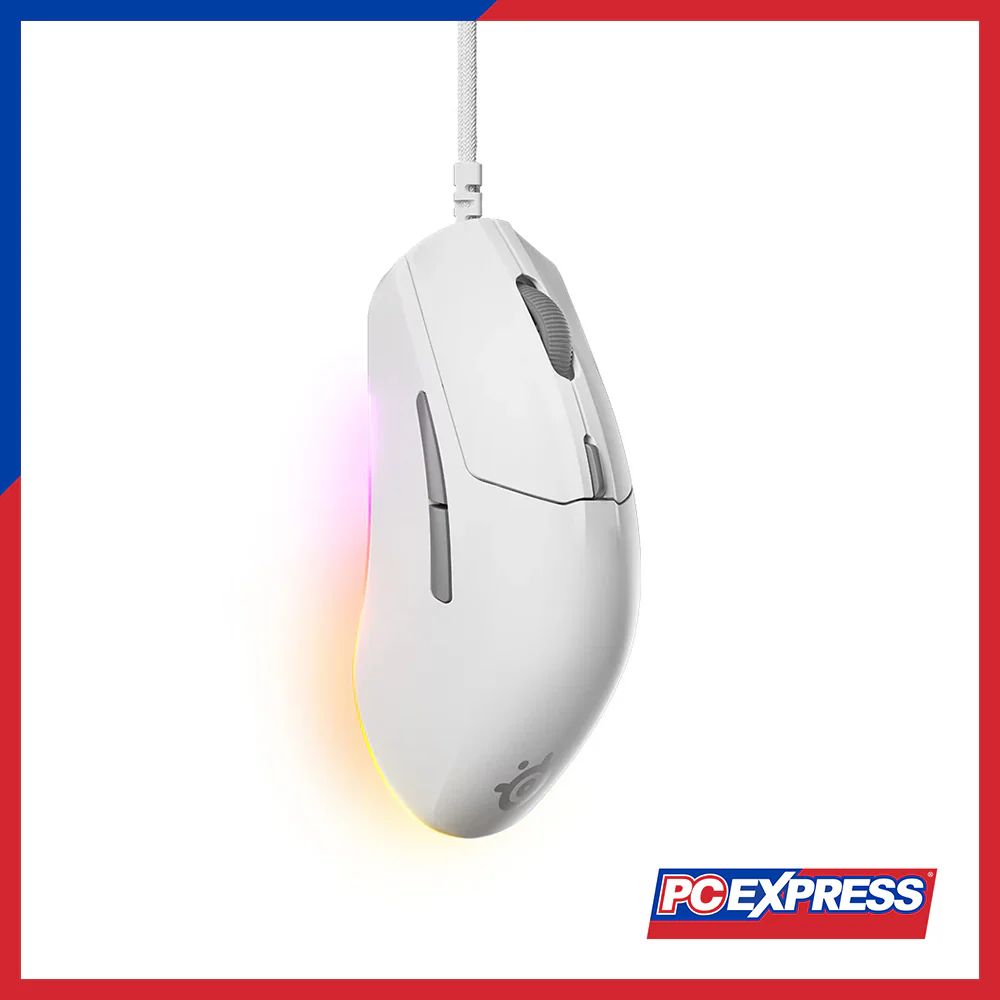 STEELSERIES Rival 3 Gen 2 Gaming Mouse - White (62516) - Image 3