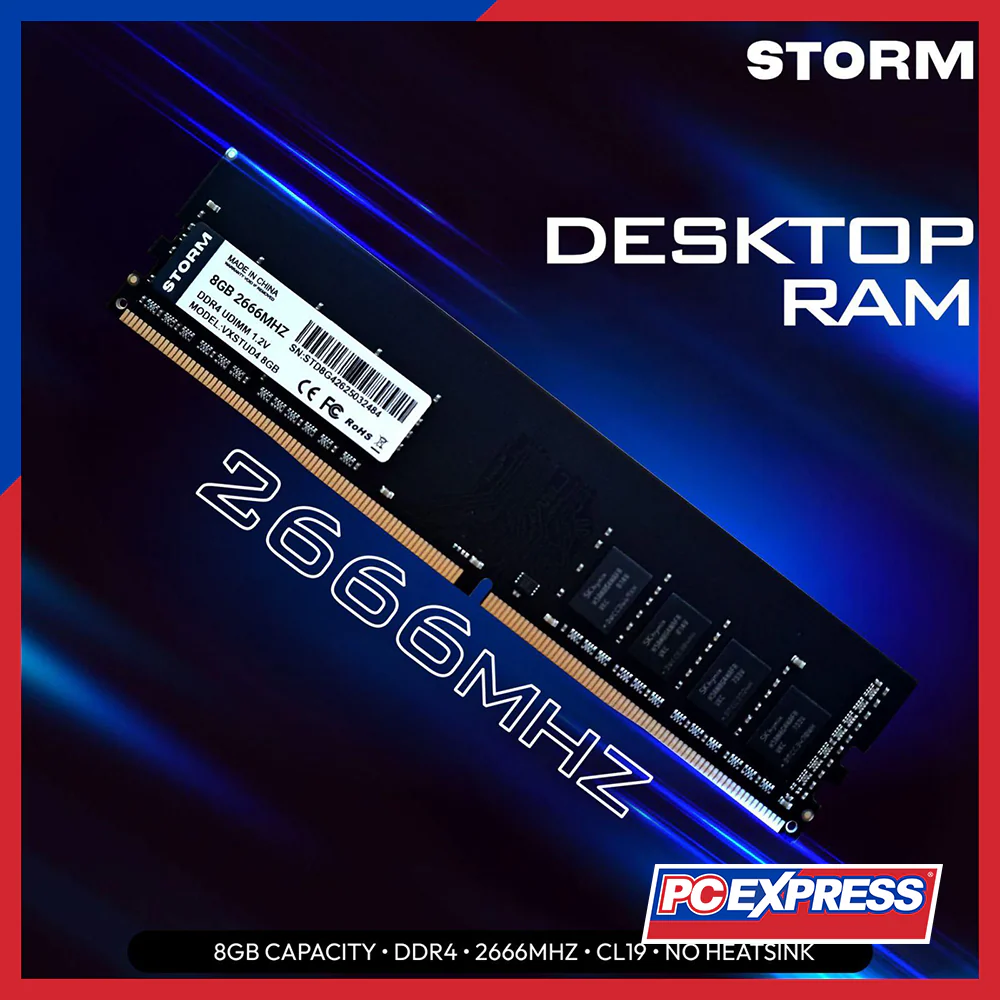 STORM 8GB DDR4 2666MHz (VXSTUD4) Desktop Memory