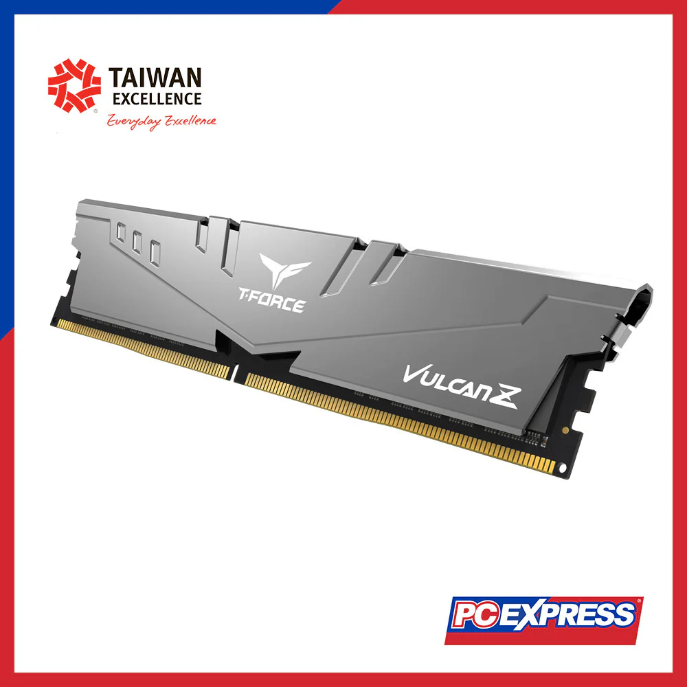 TEAMGROUP 16GB (2x8GB) DDR4 3600MHz VULCAN Z Desktop Memory - Gray - Image 4