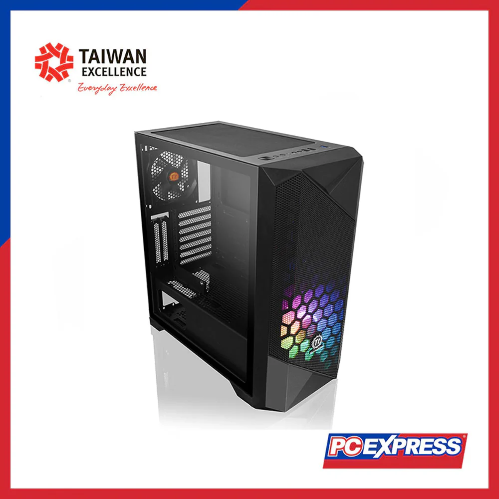 THERMALTAKE Commander G33 ARGB Tempered Glass Mid Tower Chassis - Image 5