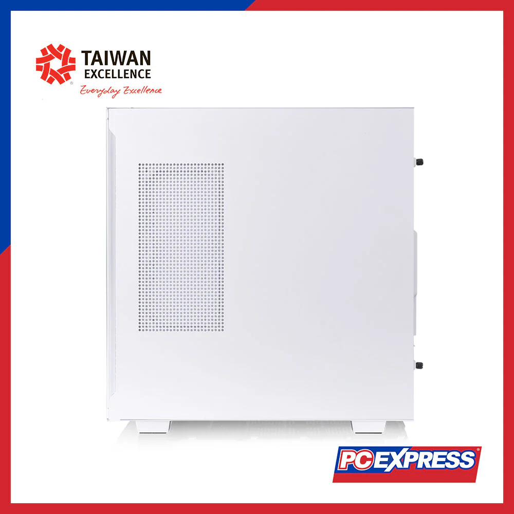 THERMALTAKE Divider 300 Air Tempered Glass Mid Tower Chassis - Snow Edition - Image 4