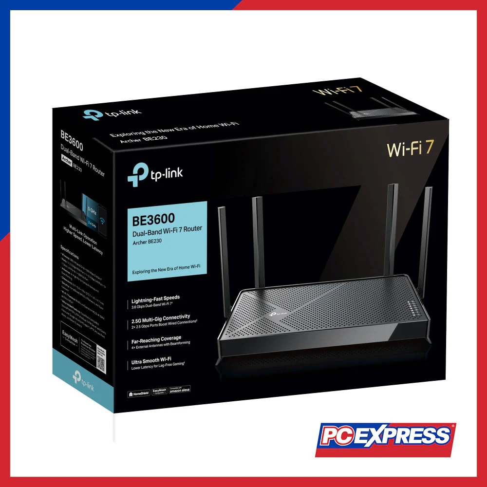 TP-LINK Archer BE230 BE3600 Dual-Band Wi-Fi 7 Router - Image 4