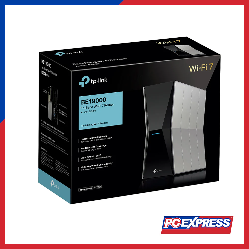 TP-LINK Archer BE805 BE19000 Tri-Band WiFi 7 Wireless Router - Image 6