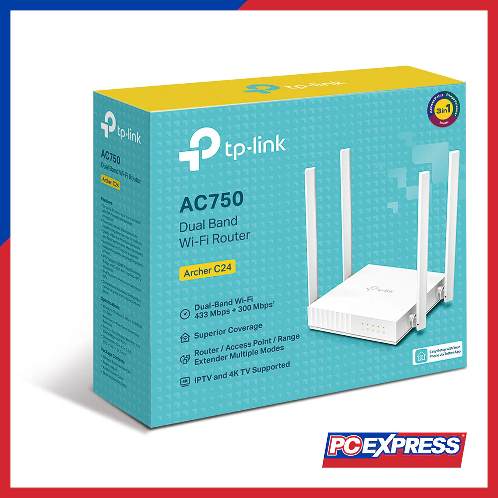 TP-LINK Archer C24 AC750 Dual-Band Wi-Fi Router - Image 6