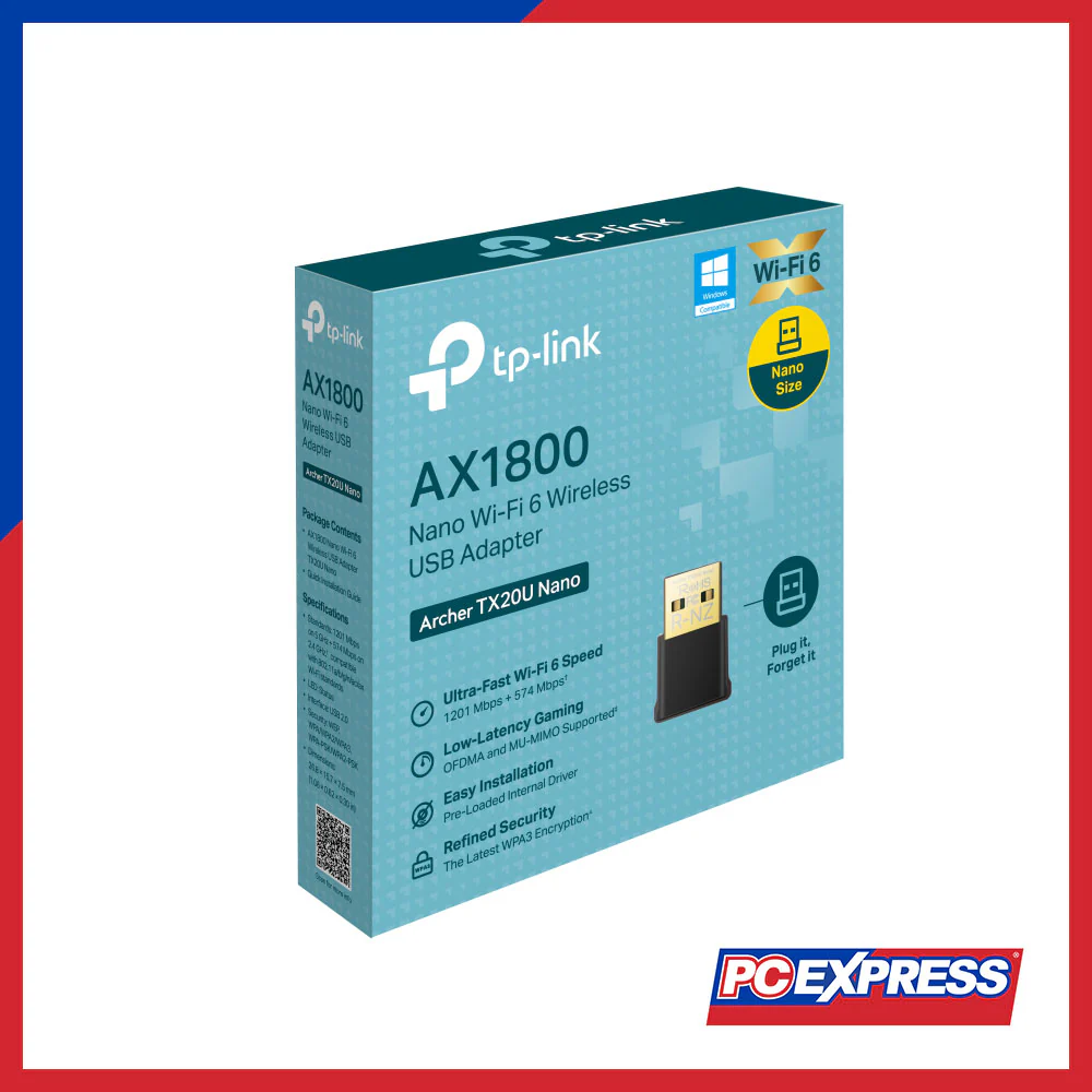 TP-LINK Archer TX20U Nano AX1800 Wi-Fi 6 Wireless USB Adapter - Image 2