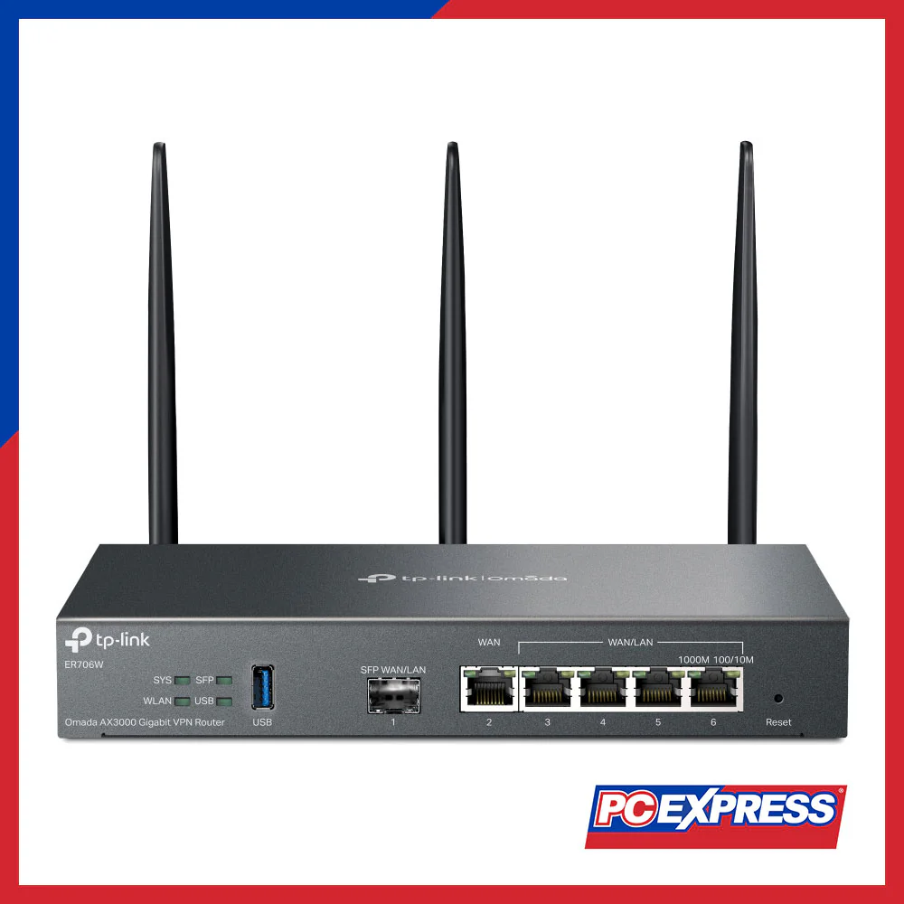 TP-LINK ER706W Omada AX3000 Gigabit VPN Router