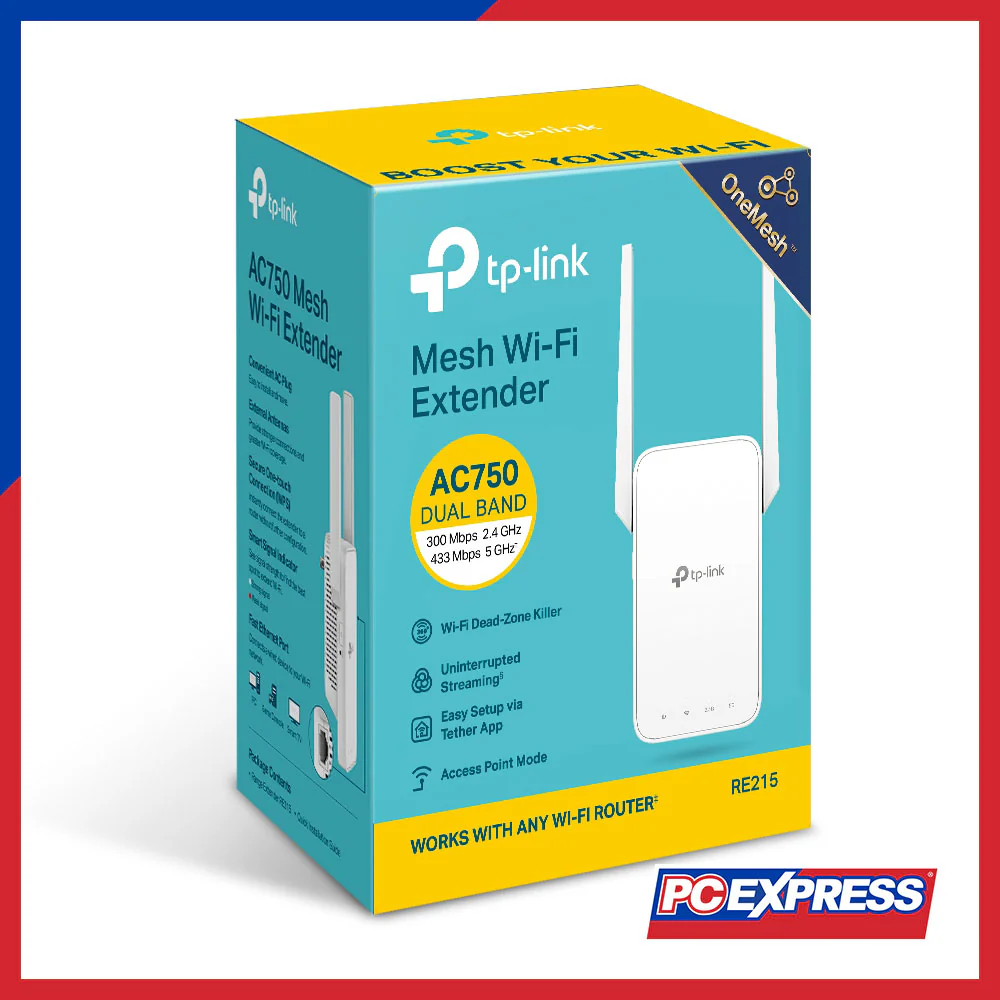 TP-LINK RE215 AC750 Mesh Wi-Fi Range Extender - Image 4